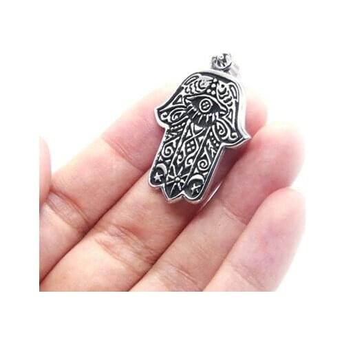 Cool All Seeing Eye Hand Pendant 316L Stainless Steel Cool Fashion Cool Eye Pendant