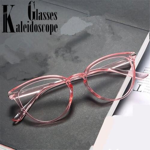 Transparent Anti-blue light Glasses Frame Men Women Fake Glasses Vintage Optical Myopia Eyeglasses Frames Ladies Retro Eyewear