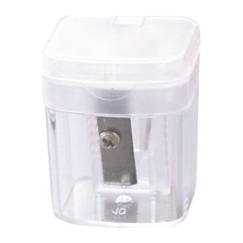 Transparent Pencil Sharpener Manual Pencil Cutting Rotary Sharpener Stationery