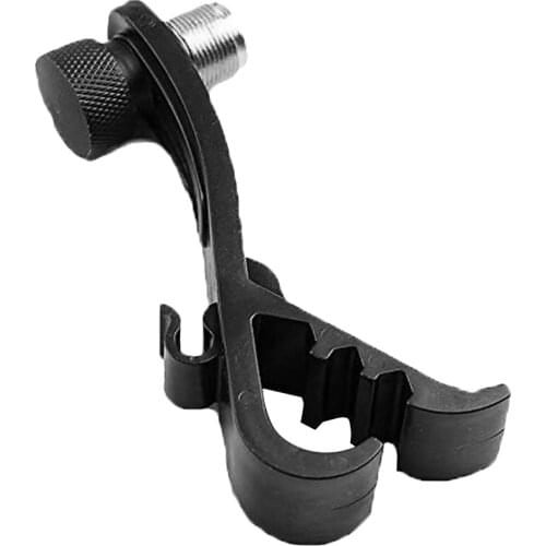 Adjustable Drum Microphone Fixed Clip for MIC Clamps Holder Black