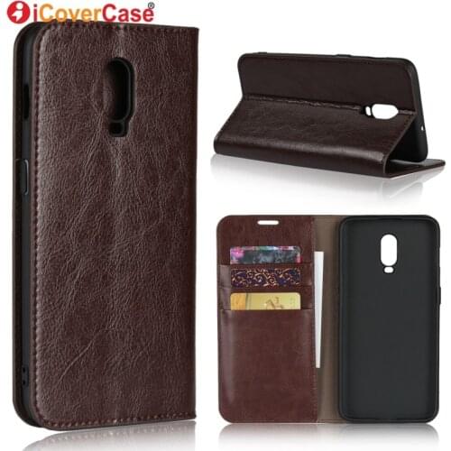 Luxury Leather Case For Oneplus 6T Wallet Soft Silicon Cover One Plus Six T SixT Flip Cases Mobile Phone Accessories Coque Etui