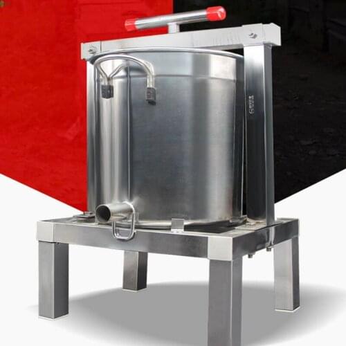 10L Stainless Steel Manual Fully enclosed wax press machine paraffin honey presser machine waxing machine Honey rolling mill