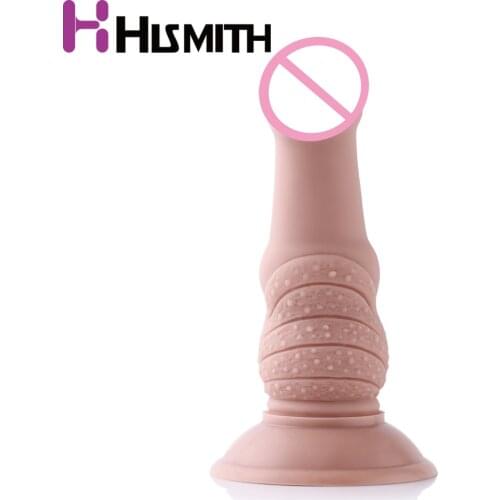 Sex products silicone anal plug dildo 7 inch sex toy for men penis with suction cup realistic mushroom skin color penis dildo
