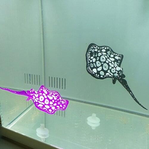 Glowing Artificial Fake Devil Fish Fluorescent Aquarium Decoration Underwater Live Plant Luminous Ornament Aquatic Landscape