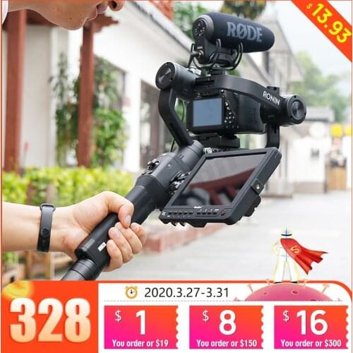 For DJI Ronin S Carbon Fiber Extend Rod Pole Selfie Stick for Stabilizer Gimbal Extension Bar for Zhiyun Crane 2 Plus Moza Air 2