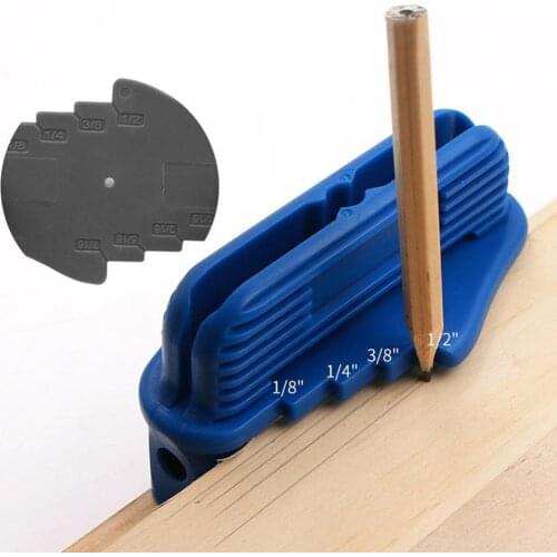 1PC Center line Gauge Finder Center Scriber Carpenter Marker Scribe Tools Locator Woodworking Wooden Marking Gauge Centerli P4I9