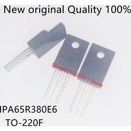 10PCS/LOT 65E6380 IPA65R380E6 TO-220F 650V 10A New spot hot sale