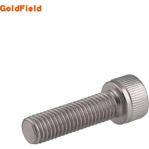 50/100pcs 304 stainless steel DIN912 Hexagon socket head cap screws M2.5 M3 M4 M5