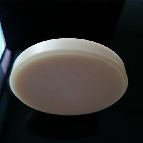 A2 dental PMMA resin disc 98 x 12mm 98 x 14mm/ 16 /18/ 20mm for CAD/CAM dental lab materials with step