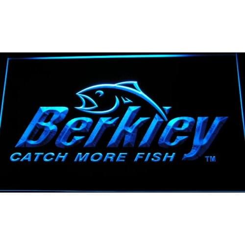 B201 Berkley Fishing Logo LED Neon Light Signs with On/Off Switch 20+ Colors 5 Sizes to choose