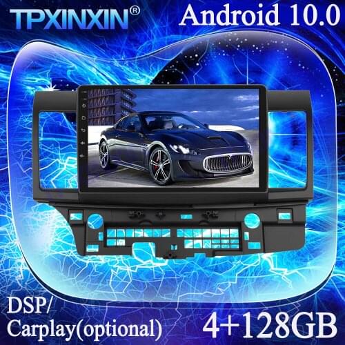 Carplay 4G+128G Android 10.0 PX6 IPS For Mitsubishi Lancer 2012-2015 Multimedia Player Tape Recorder GPS Navigation Auto Radio