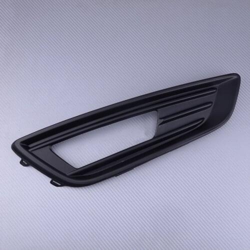 DWCX Black ABS Right Car Fog Light Grille Panel Cover Bezel 15A299-AA fit for Ford Focus Hatchback Estate Turnier 2015-2018