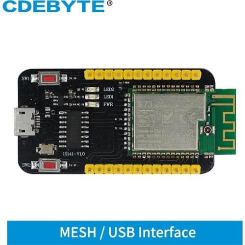 E73-TBA Test Board nRF52810 2.4GHz Bluetooth 5.0 MESH Networking Transmitter Receiver Module CDEBYTE