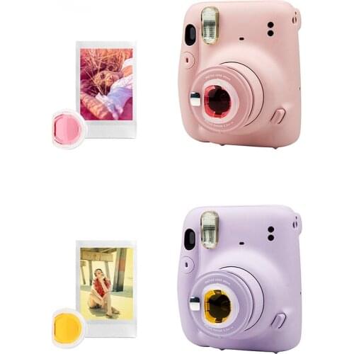 Hot sale 6Pcs Colorful Close Up Lens Filter Set Mini 11 Film Camera Accessories