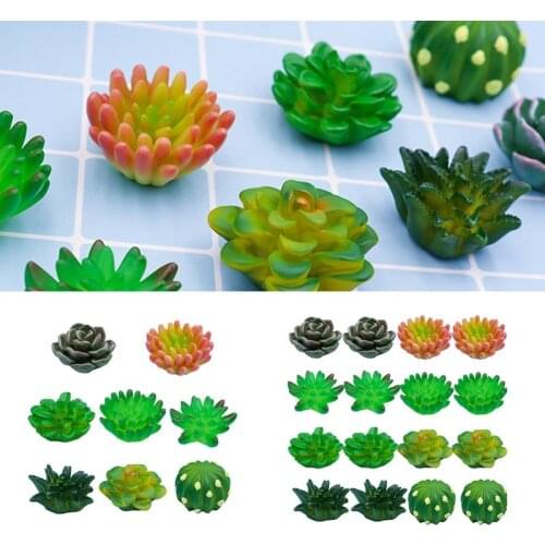 Creative Fridge Magnets Decorative Resin Succulent Refrigerator Magnets 3D Fridge Stickers For Kitchen Refrigerator Accessories
