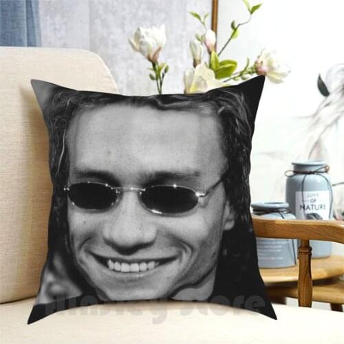 Cool Heath Ledger Pillow Case Printed Home Soft Throw Pillow Heath Ledger Actor Australian Australia Icon Hollywood 10