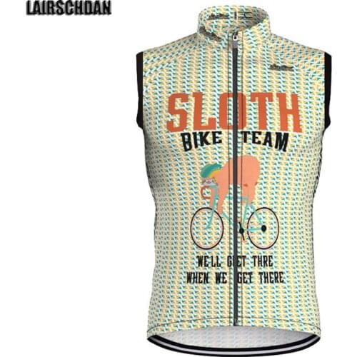 LairschDan 2021 Summer Bicycle Team Mens Cycling Sleeveless Jersey Bike Shirt Woman Bicycle Vest Clothes Gilet Sans Manche Homme
