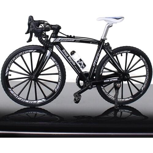 1:10 Scale Metal Road Bicycle Model Toys Curved Racing Cycle Cross Mountain Bike Model Collectible Diecast for Decoration gift