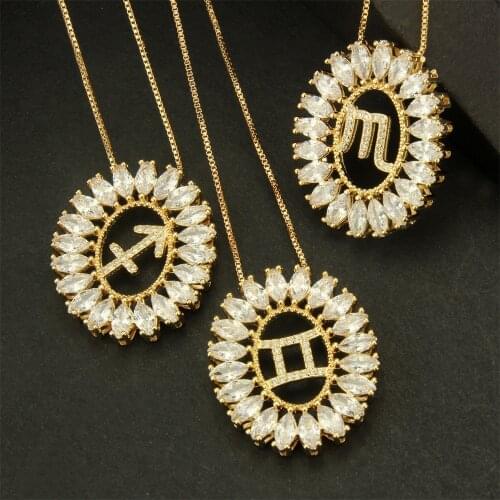 MOFLO Women's Pendants Zodiac Signs