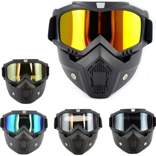 Motorcycle Goggles Off-Road Helmet Goggles Windproof Glasses Goggles Mask Goggles Ski safe mirror helmetty protective ski masks