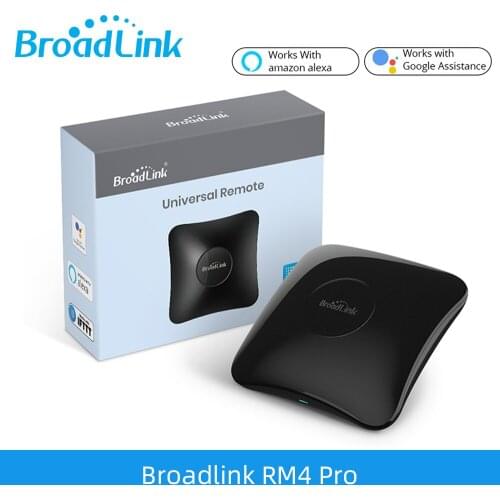 Broadlink RM4 Pro WiFi RF IR Remote Control Wireless Switch Universal Controller For Smart Home Works With Alexa Google Home