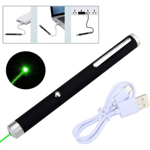 USB Rechargeable Mini Green Laser Pointer Laser Pointer 532nm 5mw High Power Equipment Built-in Battery Portable Laser Pointer