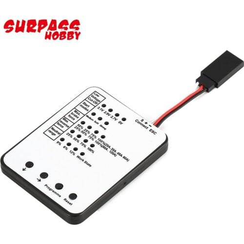 1pcs SURPASSHOBBY LED Programing Card For 25/35/45/60A ESC Electronic Speed Controller For RC Car