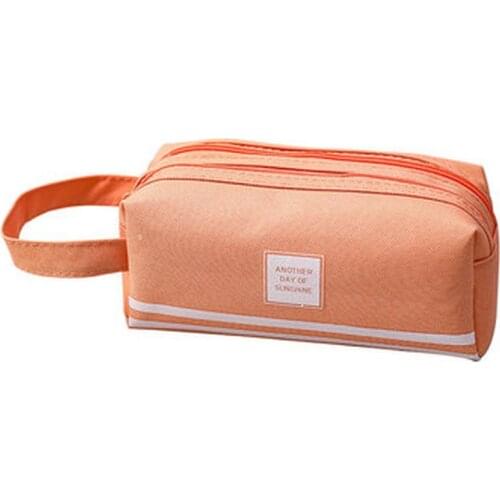 1PCS High Capacity Kawaii Aesthetic Pencil Cases Canvas Pen Bags Box Organizer Boy Girl Kids Gift School Supplie Stationery