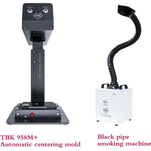 2021 latest TBK 958M laser separator,engraving etching machine, automatically remove glue,separating mobile phone frame holder