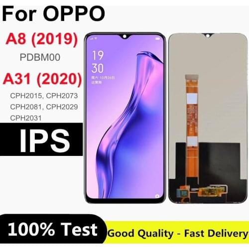 6.5" For Oppo A31 2020 CPH2015 LCD for Oppo A8 2019 PDBM00 LCD Display Touch Screen Digitizer Assembly for OPPO A31 2020 LCD