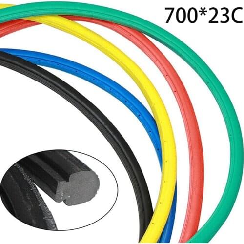 700*23C Bicycle Inner Tube Tire Explosion-proof Mountain Road Bike Tubeless Tyre Wheel Inflatable Bicycle Cycling Solid Tires