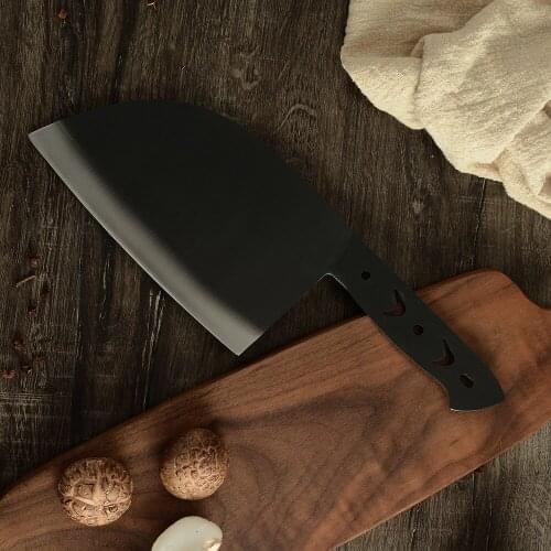 Anti-rust 7cr17 Stainless Steel Knife Handmade Clad Steel Chinese Cleaver Diy Blank Blade Kitchen Knives Meat Vege Slicer Tools