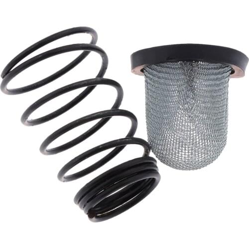 Base +Support spring + Filter Combined Design Fuel Petrol line Filter Newly，125cc-150cc Reusable Fuel Filter