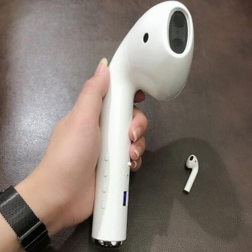 Earphone shape speaker Wireless bluetooth 5.0 speaker portable subwoofer 3D surround sound speaker TF card YX-10-T