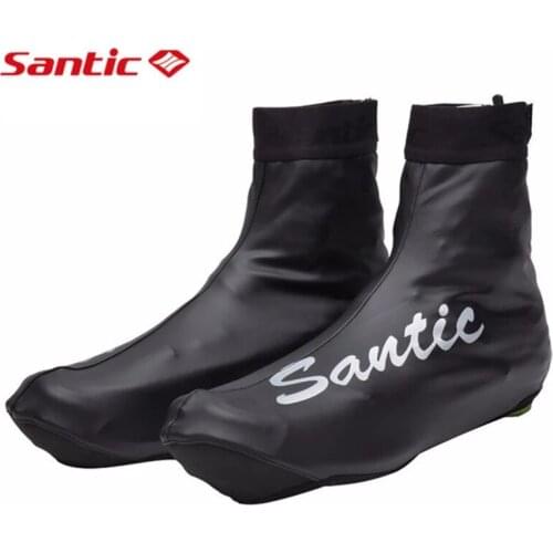 SANTIC Unisex Winter Bicycle Shoes Cover MTB Road Bike Bicycle Dust-proof Overshoes Riding Warm Windproof Shoes Cover