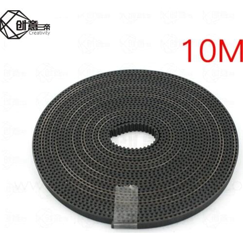 3D Printer Parts Accessory 2/5/10 meter GT2-6mm Open Timing Belt Width 6mm pitch 2mm Rubber GT2 Belt Hermet Belt