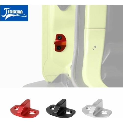 JIDIXIAN Aluminum alloy Car Tail Door Tailgate limiting Protection Cover for Suzuki Jimny 2019 2020 2021 Car Accessories