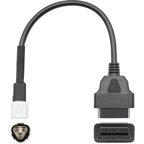 OBD Motorcycle Cable OBD to 3Pin 4pin For Yama-ha 3Pin 4pin Plug Cable Motorcycle Diagnostic Cable 3Pin to OBD2 16 pin Adapter