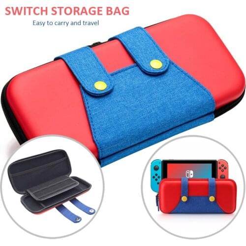 Cute Nintend Switch Storage Bag Mari Style Colorful Protective Carrying Case for Nintendo Switch NS Game accessories Gamer Gifts