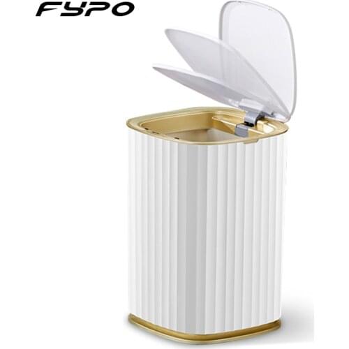 Automatic Sensor Trash Can, Rubbish Bin,12/15L Touchless Infrared Motion Sensor Bin with Lid - Waste Bin for Kitchen & Toilet