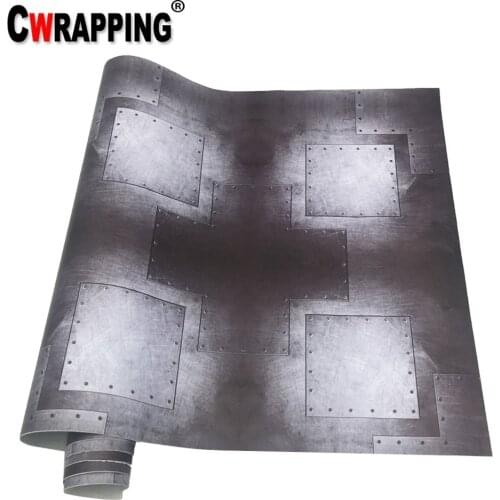 Cross Rusty Sticker Vinyl Wrap Rust Camouflage Film With Air Bubble Free DIY Styling Vehicle Car Boat Wrapping Decal Foil