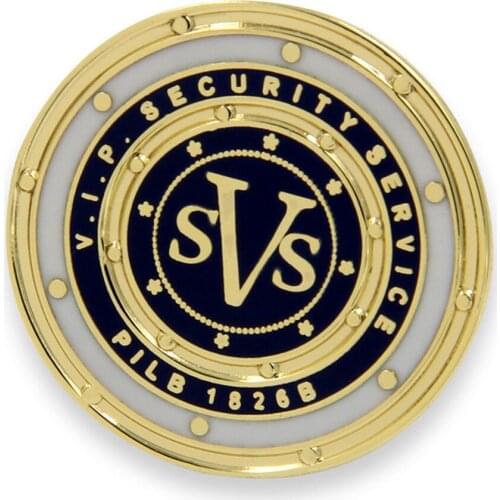 Custom Metal Soft Enamel Pin cheap gold Badge with Butterfly Clutch