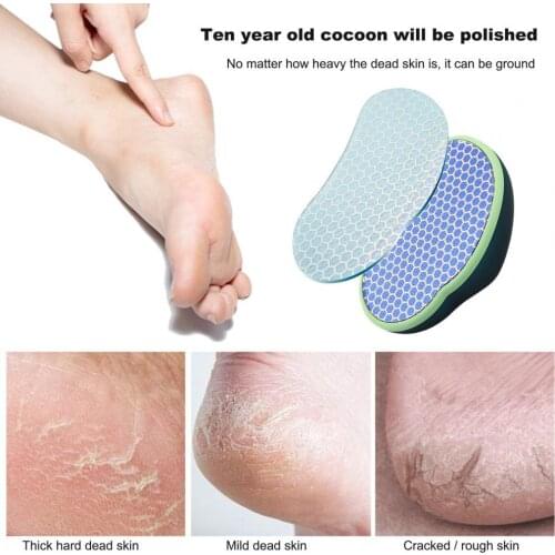 Foot Plate File Peeling Artifacts Peeling Nanos Glass Hard Skin Remover Foot Care Tools Hot