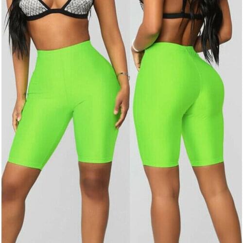 High Waist Casual Biker Shorts Fashion Womens Yoga Elastic High Waist Shorts Leggings Sports Casual Shorts short deportivo mujer