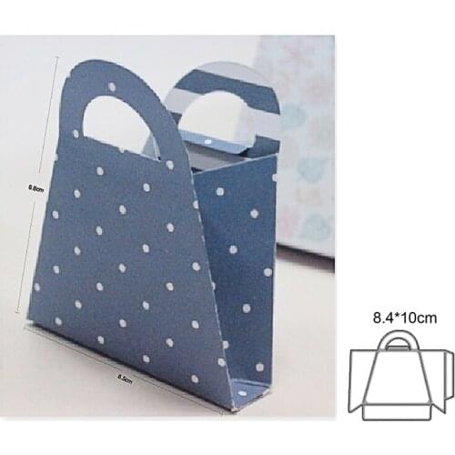 Christmas box metal cutting die scrapbook sealing hand cutting die album card cover material DIY