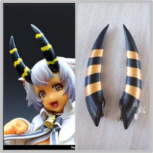 The Seven Deadly Sins Belphegor/Beelphegor Cosplay Horns Headwear Cosplay Props Accessories Hair Clip Halloween Cosplay