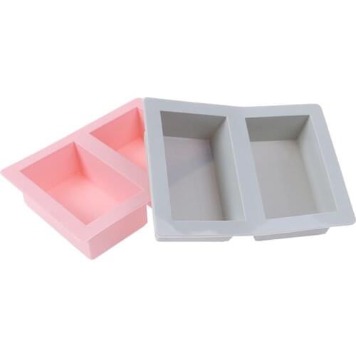DIY Silcone Soap Mold Square Shape Silicon Mould Cake Mold Handmade Simple High-Quality Handwork Kitchen Tools Accessories
