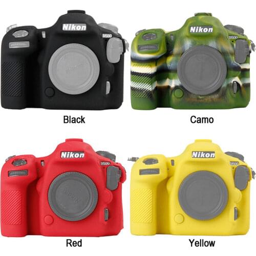 Silicone Armor Skin Case DSLR Camera Body Cover Protector Video Bag For Canon EOS R EOS RP Nikon D810 D7500 D500 D850 D800 Z7 Z6