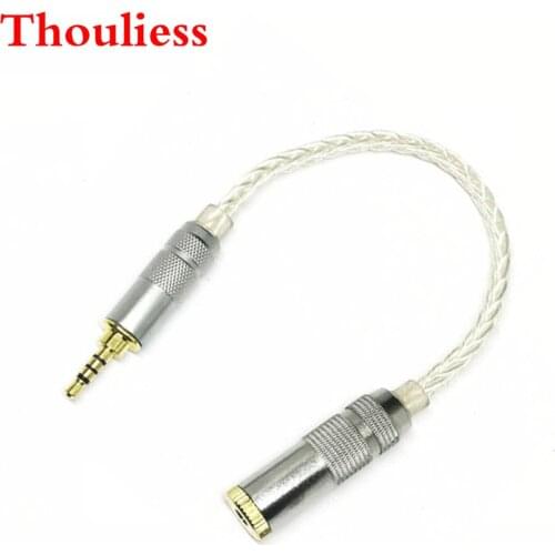 Thouliess 2.5mm TRRS Balanced to 3.5mm Female Stereo Headphone Audio Adapter Cable For Astell&kern AK240 AK380 AK320