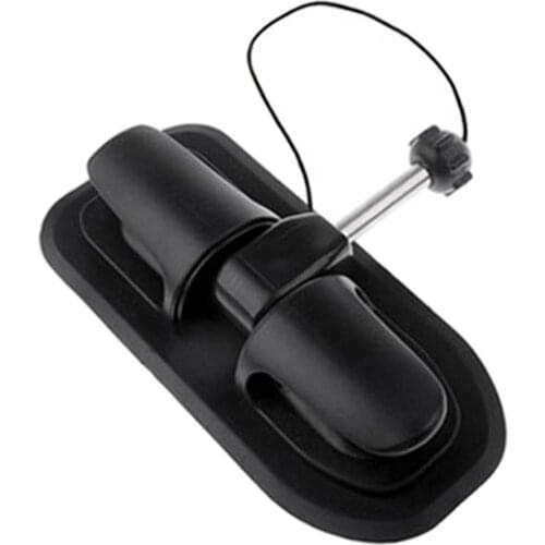 Black Hook Mount Paddle Oarlock Oar-Lock for Inflatable Dinghy Boat Kayaks